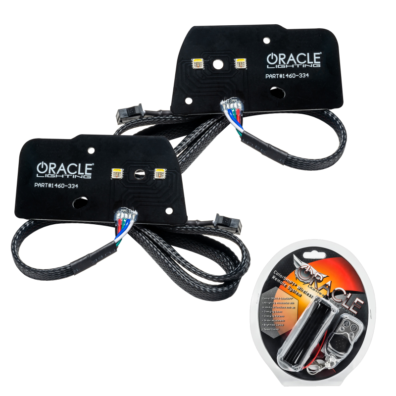 Oracle 21-22 Ford F-150 ColorSHIFT RGB+W Headlight DRL Upgrade Kit w/ RF Controller - 1460-330