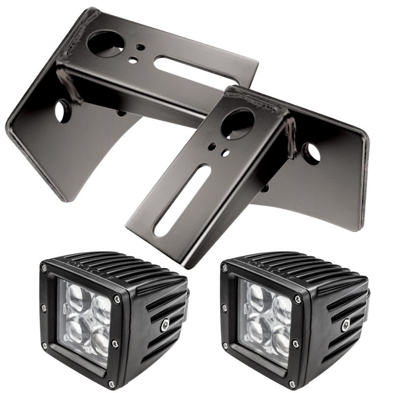 Oracle Jeep JK Lower Windshield Mount Brackets/Lights Combo - 2142-504