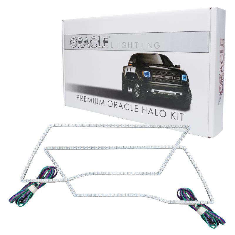 Oracle Dodge Ram Sport 09-18 LED Headlight Halo Kit - ColorSHIFT w/ Simple Controller - 2250-504