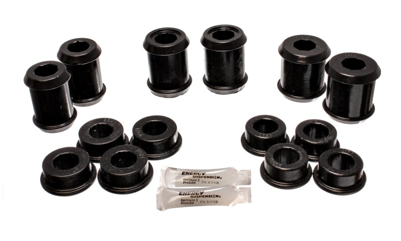 Energy Suspension 04-09 Cadillac XLR/XLR-V / 97-12 Corvette Black Rear End C/A Bushing Set - 3.3177G