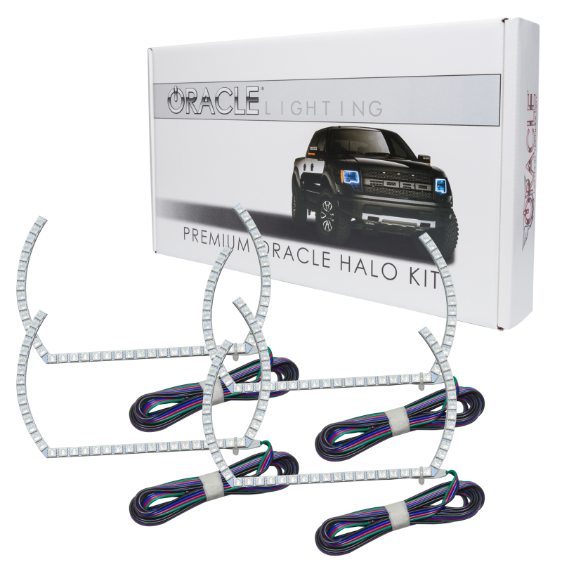 Oracle Chevrolet Silverado 14-15 Halo Kit Projector Style - ColorSHIFT - 2386-330