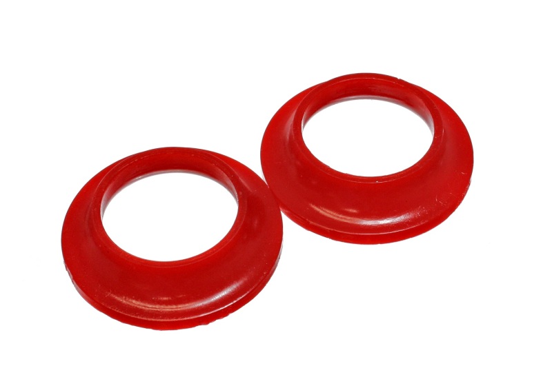 Energy Suspension 91-96 Chevrolet Full Size Red Rear Upper Coil Spring Isolators - 3.6110R