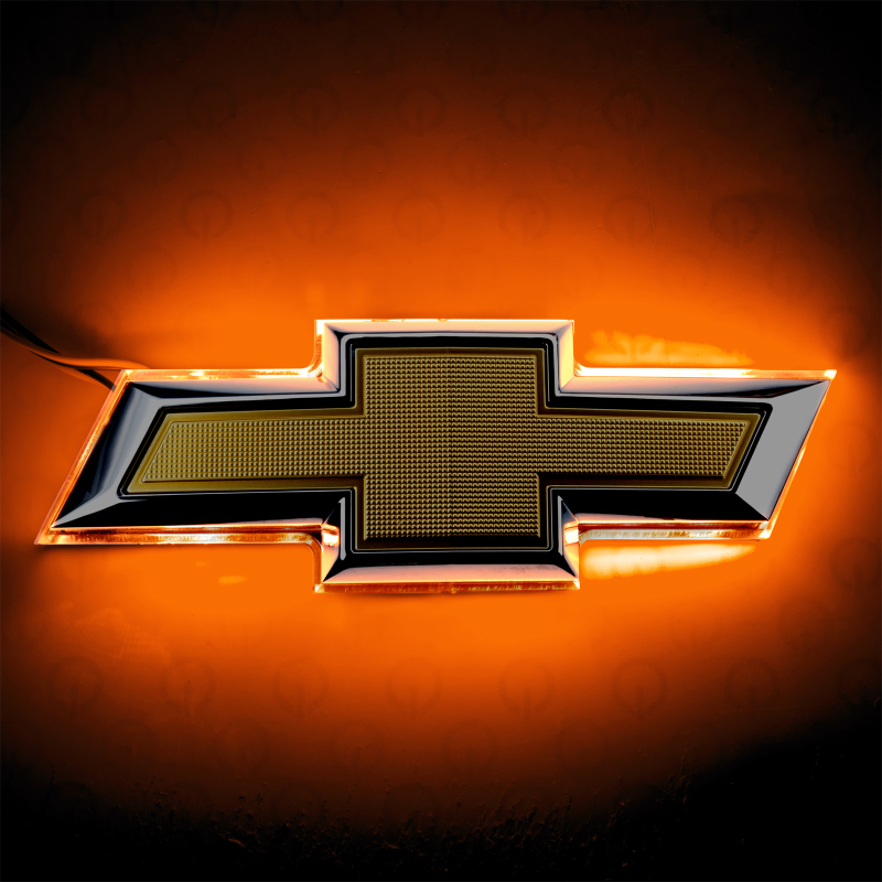 Oracle 14-15 Chevrolet Camaro Illuminated Bowtie - Amber - 3057-005