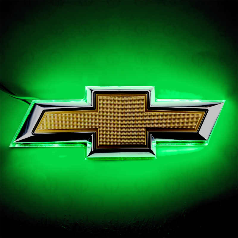 Oracle 14-15 Chevrolet Camaro Illuminated Bowtie - Green - 3057-004