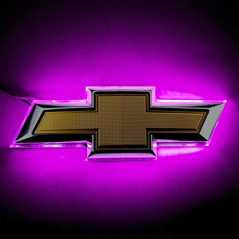 Oracle 14-15 Chevrolet Camaro Illuminated Bowtie - Dual Intensity - Pink - 3157-009