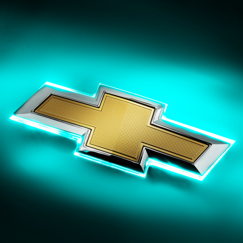 Oracle 16-19 Chevrolet Camaro Illuminated Bowtie - Aqua - 3460-010