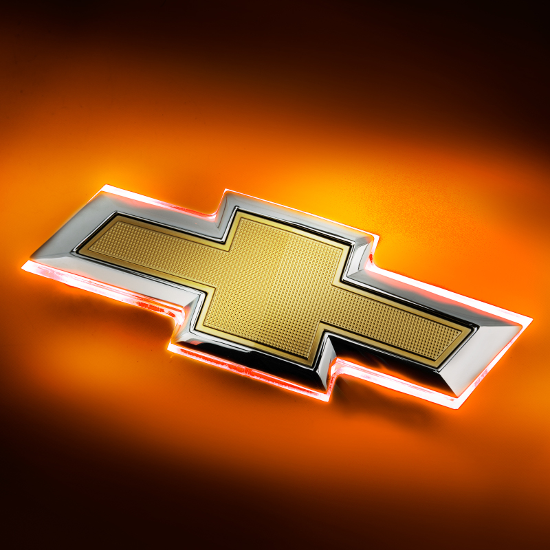 Oracle 16-19 Chevrolet Camaro Illuminated Bowtie - Dual Intensity - Amber - 3461-005