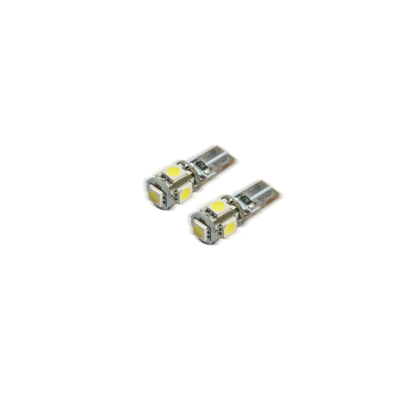 Oracle T10 5 LED 3 Chip SMD Bulbs (Pair) - Green - 4801-004
