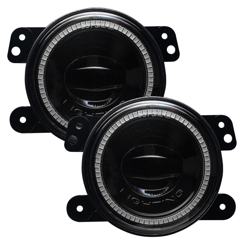 Oracle Jeep Wrangler JK/JL/JT High Performance W LED Fog Lights - Red - 5846-003