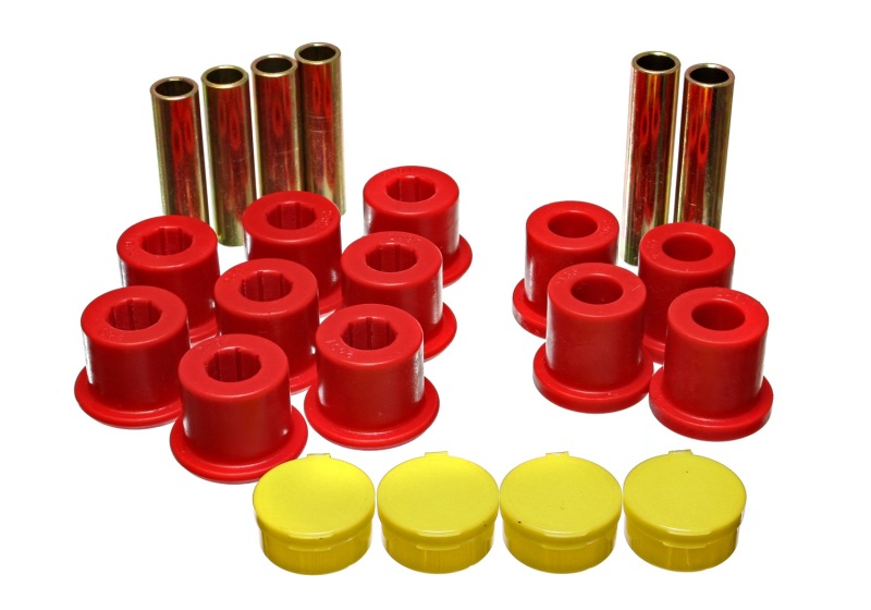 Energy Suspension Rear Leaf Spring Set - Red - 5.2114R