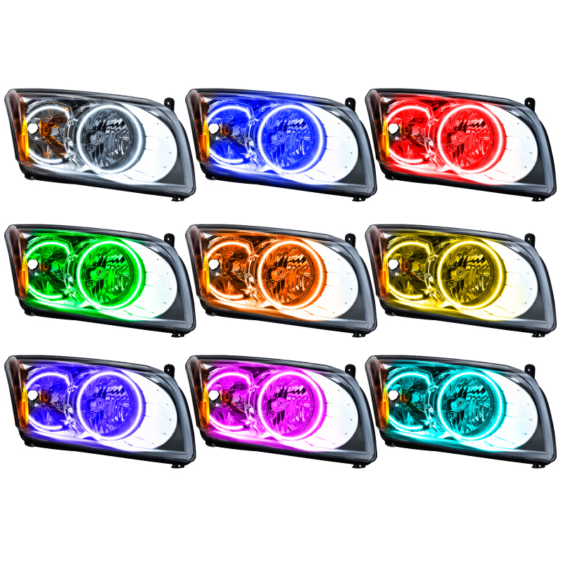 Oracle 07-12 Dodge Caliber SMD HL (w/o Leveling) - ColorSHIFT w/o Controller - 7018-334