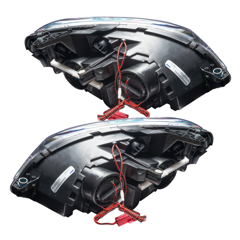 Oracle 08-11 Mercedes Benz C-Class Pre-Assembled Headlights - Chrome Housing - White - 7115-001