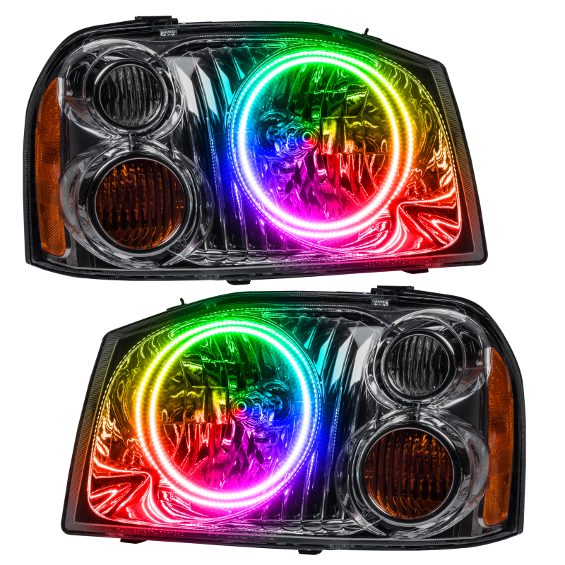 Oracle 01-04 Nissan Frontier SMD HL - Dual Halo - ColorSHIFT - 7178-330