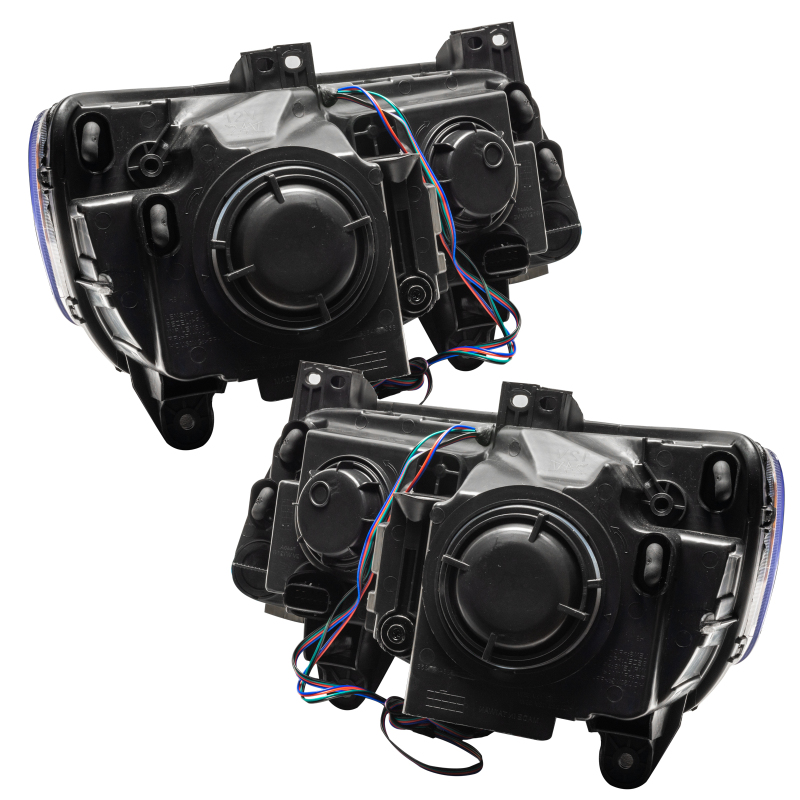 Oracle 11-14 Chrysler 300C SMD HL Black - NON HID - ColorSHIFT DRL - ColorSHIFT w/ Simple Controller - 7731-504