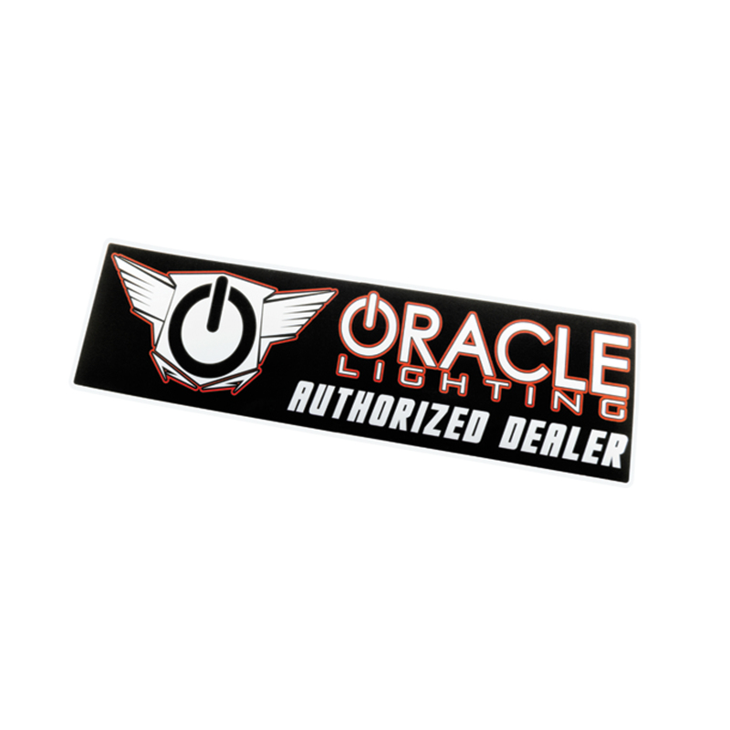 Oracle Authorized Dealer Bumper Sticker - Black/Orange - 8034-504