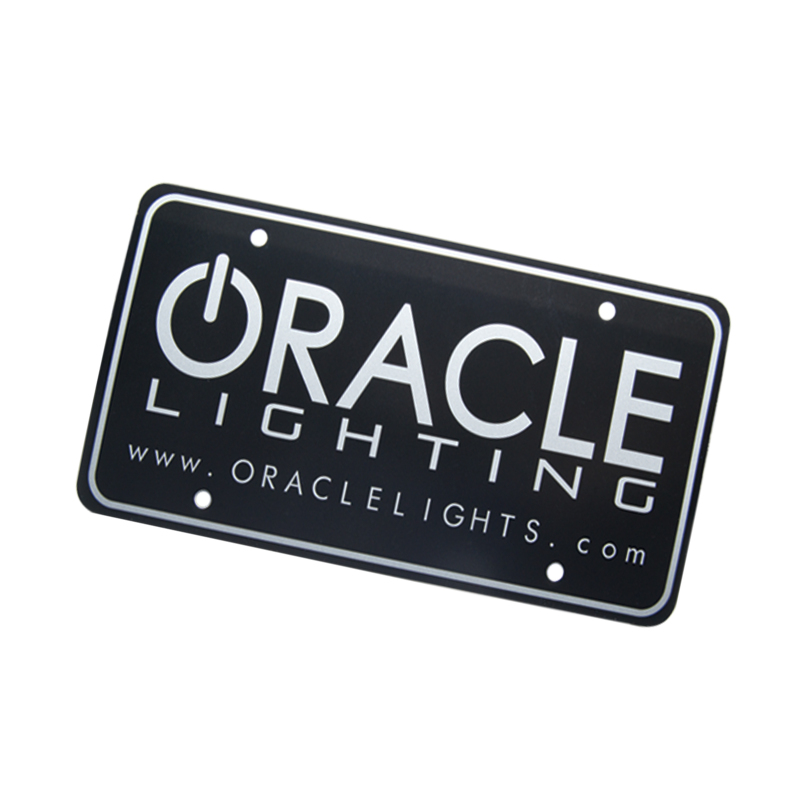 Oracle License Plate - Black - 8052-504
