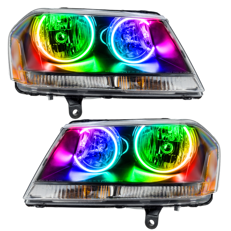 Oracle 08-14 Dodge Avenger RT SMD HL - Black - ColorSHIFT w/o Controller - 8101-334