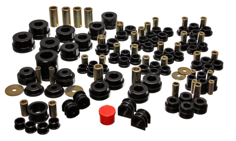 Energy Suspension 02-09 Nissan 350Z / 03-07 Infiniti G35 Coupe Black Hyper-Flex Master Bushing Set - 7.18108G