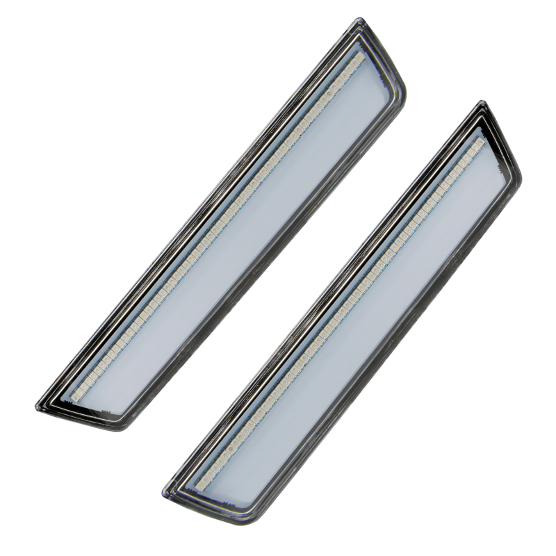 Oracle 11-14 Dodge Charger Concept Sidemarker Set (Rear Only) - Clear - No Paint - 9834-019