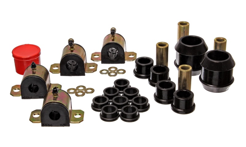 Energy Suspension 00-05 Toyota Celica Black Hyper-Flex Master Bushing Set - 8.18106G