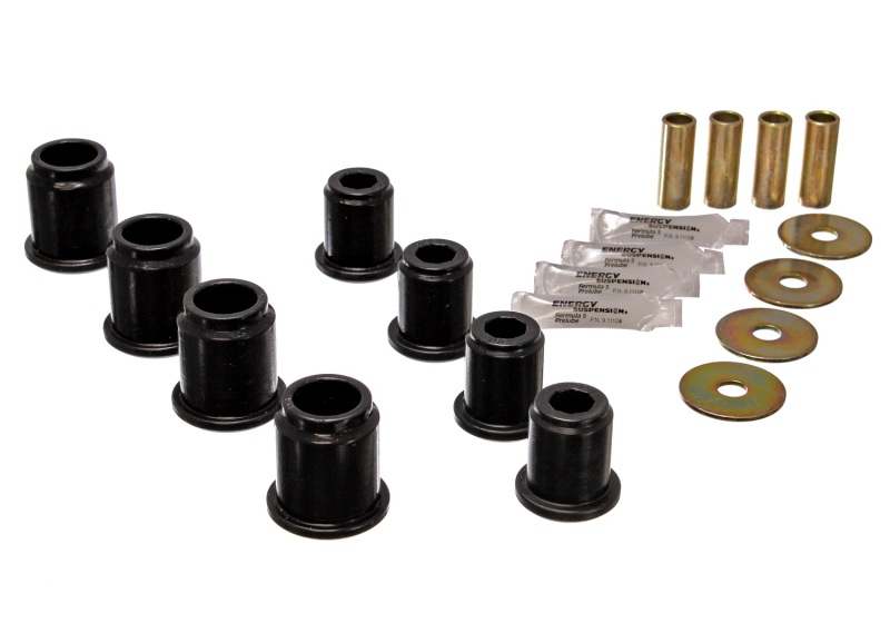 Energy Suspension 6/95-04 Toyota Pick Up 4W (Exc T-100/Tundra) Black Front Control Arm Bushing Set - 8.3115G