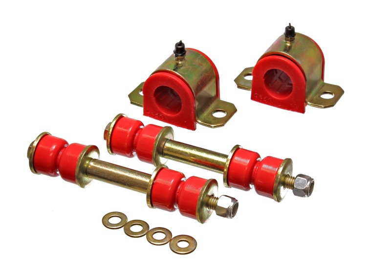 Energy Suspension 95-00 Toyota Pickup 2WD (Exc T-100/Tundra) Red 25mm Front Sway Bar Bushing Set - 8.5123R