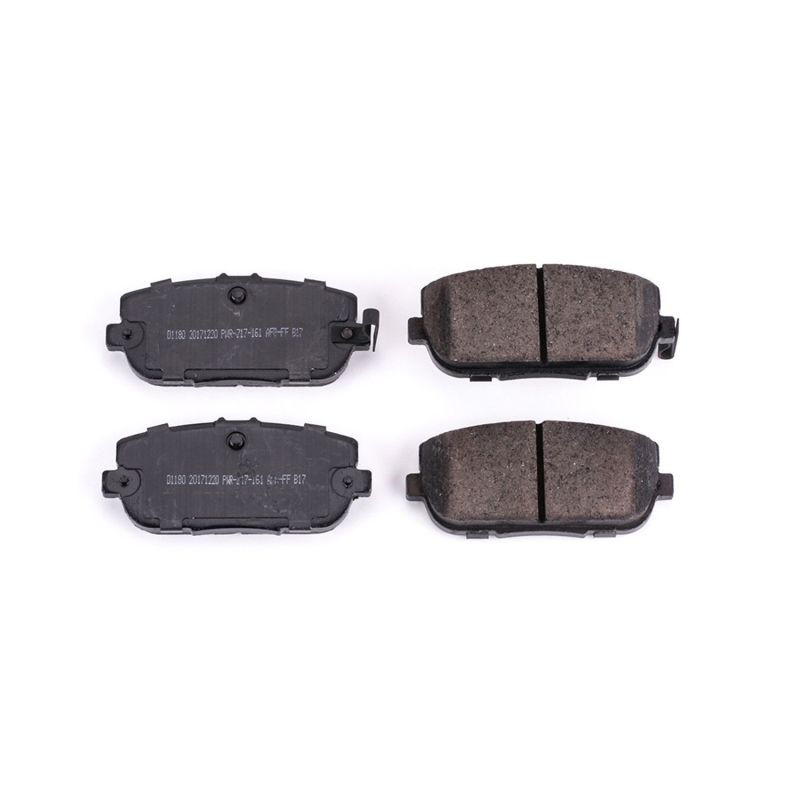 Power Stop 17-19 Fiat 124 Spider Rear Z16 Evolution Ceramic Brake Pads - 16-1180