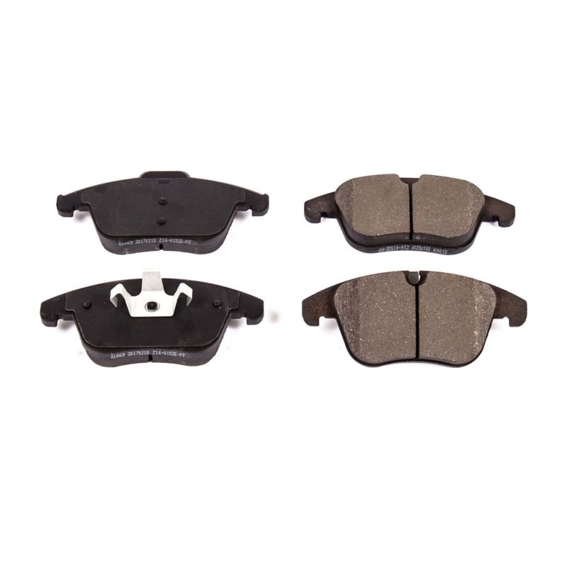 Power Stop 16-18 Jaguar XE Front Z16 Evolution Ceramic Brake Pads - 16-1869