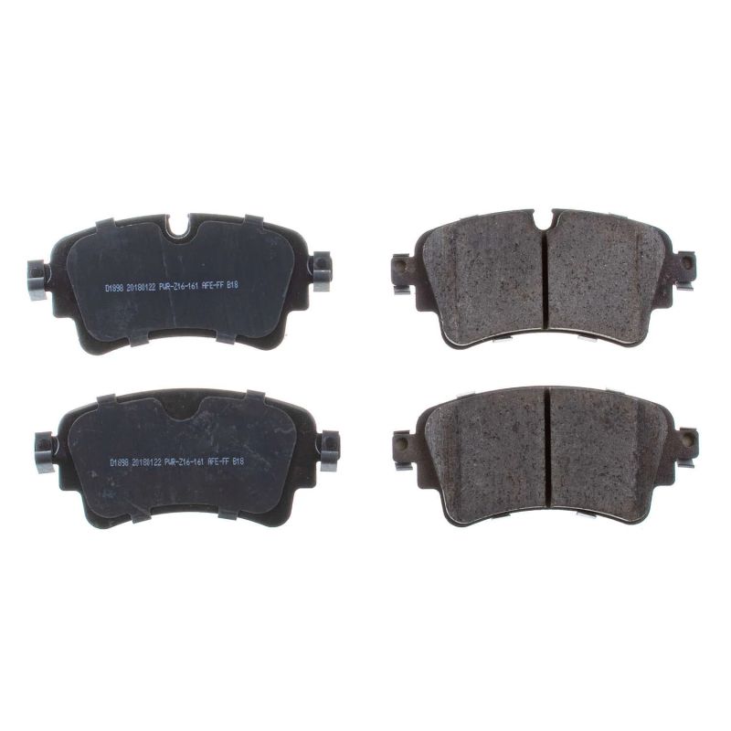 Power Stop 17-19 Audi A4 Rear Z16 Evolution Ceramic Brake Pads - 16-1898