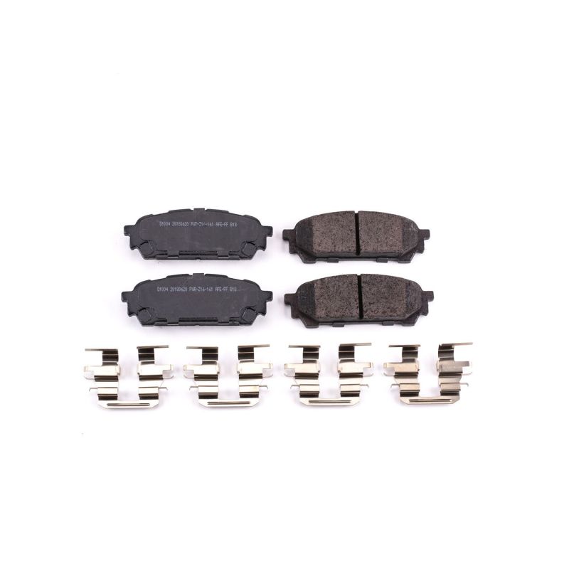 Power Stop 05-06 Saab 9-2X Rear Z17 Evolution Ceramic Brake Pads w/Hardware - 17-1004