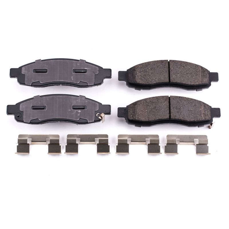 Power Stop 04-05 Infiniti QX56 Front Z17 Evolution Ceramic Brake Pads w/Hardware - 17-1015