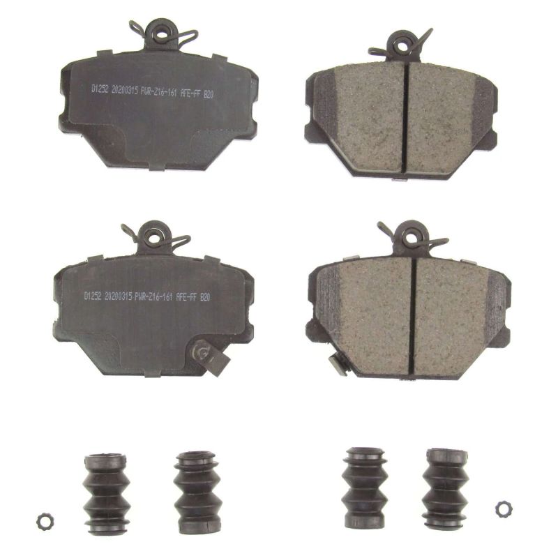 Power Stop 05-16 Smart Fortwo Front Z17 Evolution Ceramic Brake Pads w/Hardware - 17-1252