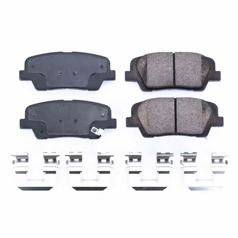 Power Stop 18-19 Genesis G80 Rear Z17 Evolution Ceramic Brake Pads w/Hardware - 17-1284