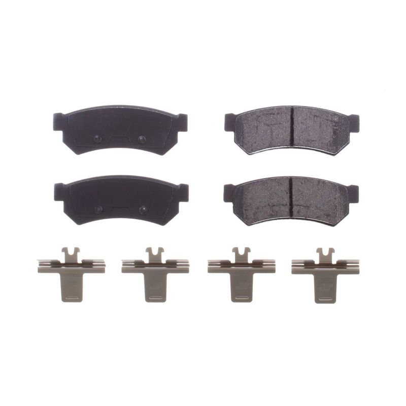 Power Stop 2007 Chevrolet Optra Rear Z17 Evolution Ceramic Brake Pads w/Hardware - 17-1315