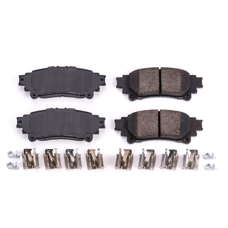 Power Stop 10-15 Lexus RX350 Rear Z17 Evolution Ceramic Brake Pads w/Hardware - 17-1391