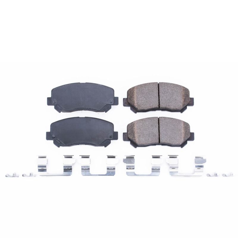 Power Stop 15-17 Chrysler 200 Front Z17 Evolution Ceramic Brake Pads w/Hardware - 17-1640A