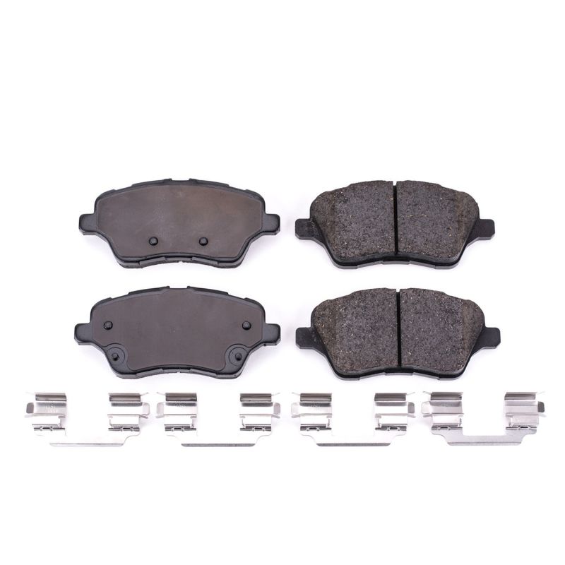 Power Stop 14-19 Ford Fiesta Front Z17 Evolution Ceramic Brake Pads w/Hardware - 17-1730
