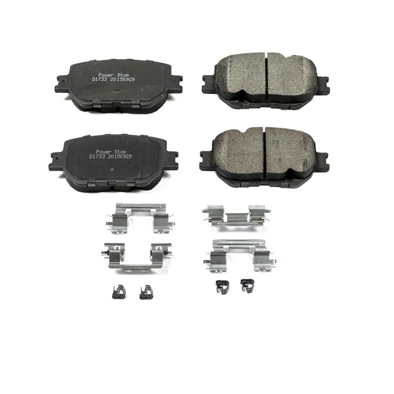 Power Stop 14-15 Lexus IS250 Front Z17 Evolution Ceramic Brake Pads w/Hardware - 17-1733