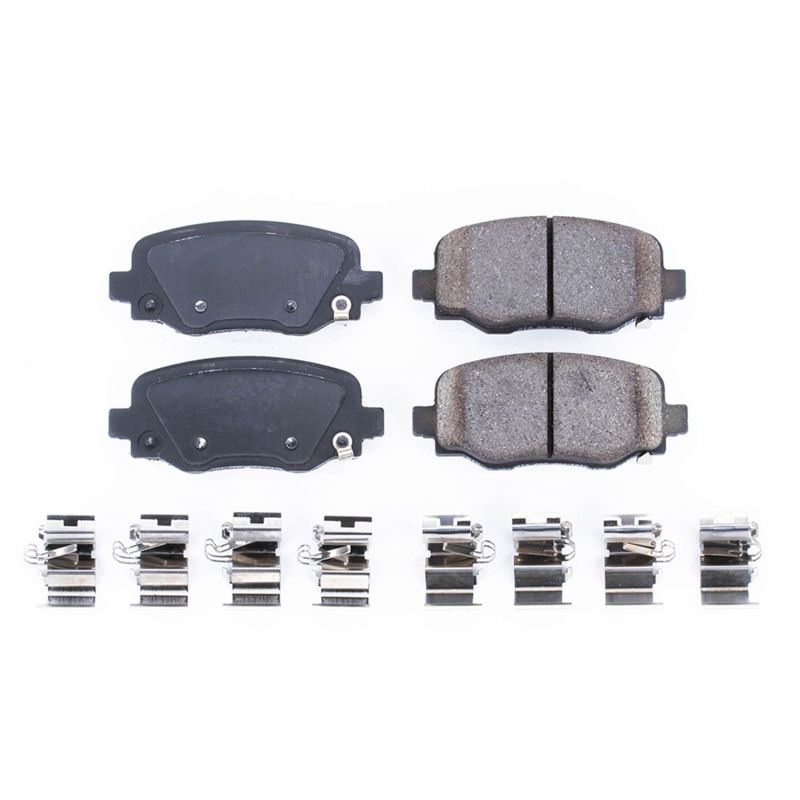 Power Stop 15-17 Chrysler 200 Rear Z17 Evolution Ceramic Brake Pads w/Hardware - 17-1734