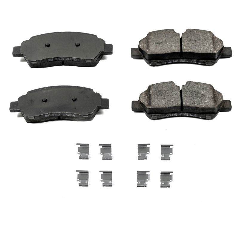 Power Stop 15-19 Ford Transit-150 Rear Z17 Evolution Ceramic Brake Pads w/Hardware - 17-1775