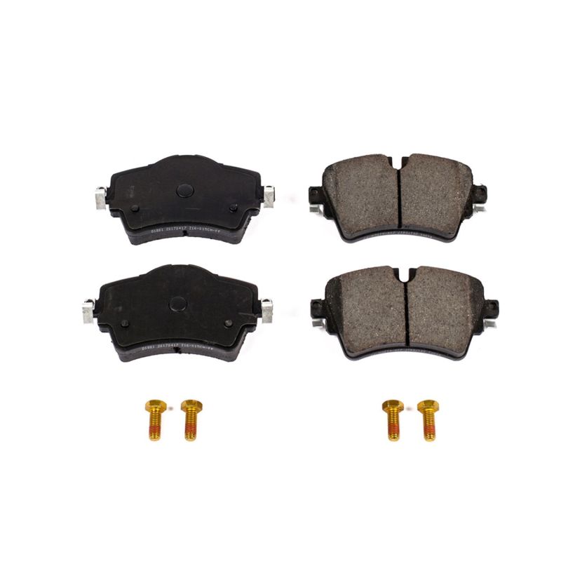 Power Stop 15-19 Mini Cooper Front Z17 Evolution Ceramic Brake Pads w/Hardware - 17-1801