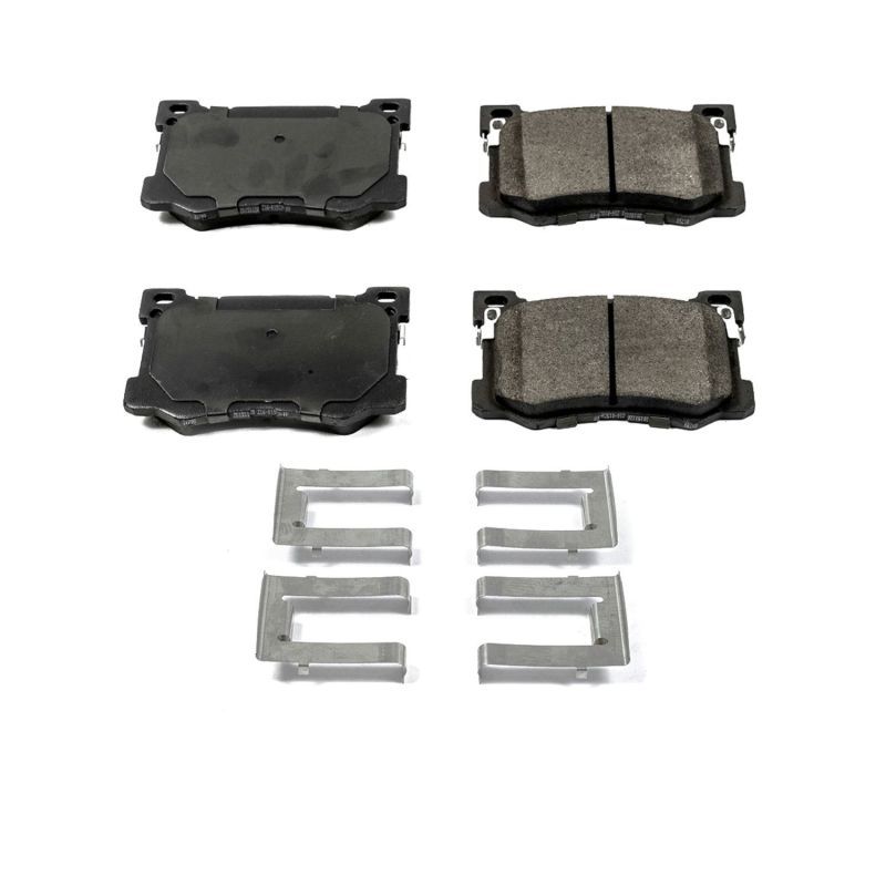 Power Stop 17-19 Genesis G80 Front Z17 Evolution Ceramic Brake Pads w/Hardware - 17-1799