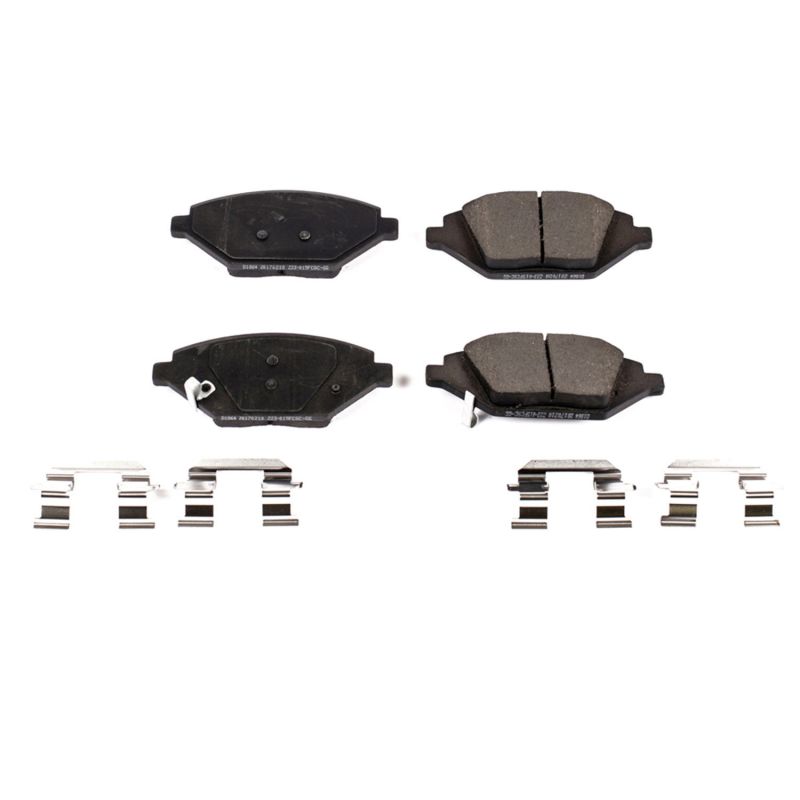 Power Stop 16-19 Chevrolet Spark Front Z17 Evolution Ceramic Brake Pads w/Hardware - 17-1864