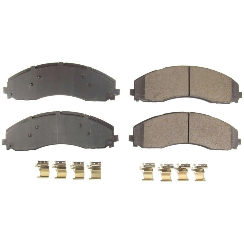 Power Stop 17-19 Ford F-450 Super Duty Front Z17 Evolution Ceramic Brake Pads w/Hardware - 17-2018