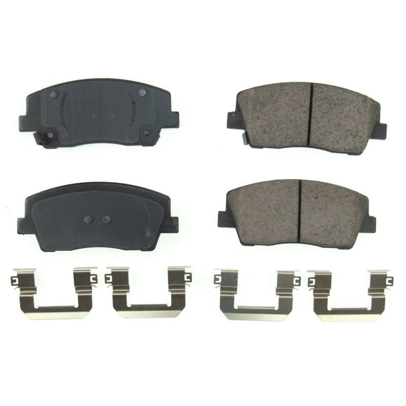 Power Stop 2019 Genesis G70 Front Z17 Evolution Ceramic Brake Pads w/Hardware - 17-2117