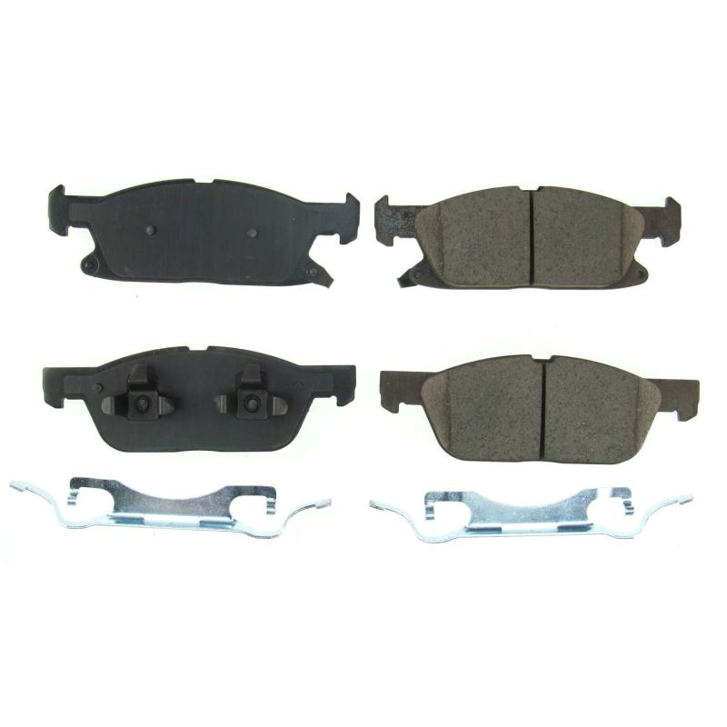 Power Stop 2019 Ford Edge Front Z17 Evolution Ceramic Brake Pads w/Hardware - 17-2180