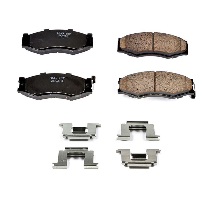 Power Stop 90-92 Infiniti M30 Front Z17 Evolution Ceramic Brake Pads w/Hardware - 17-266