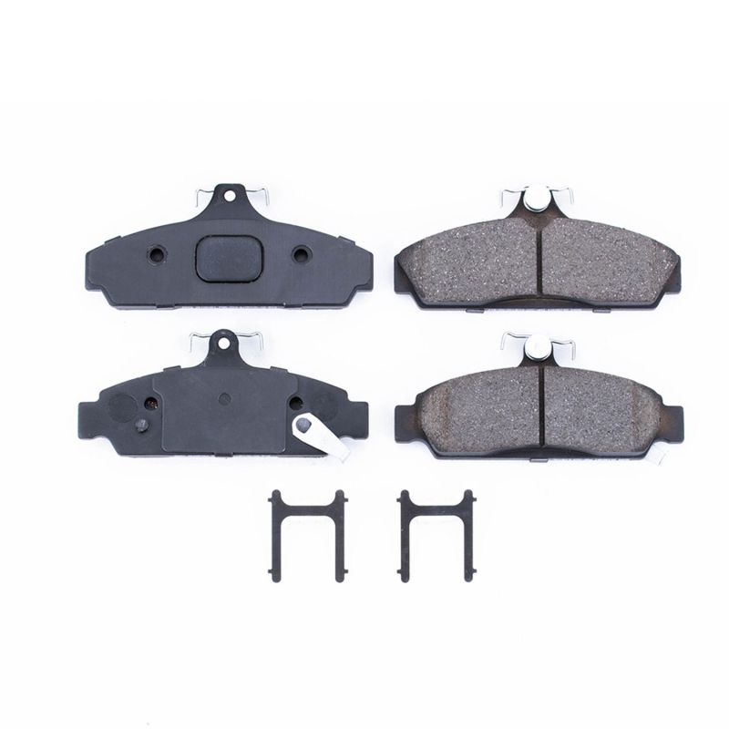 Power Stop 84-87 Chevrolet Corvette Front Z17 Evolution Ceramic Brake Pads w/Hardware - 17-294