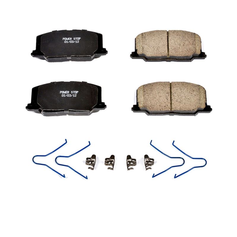 Power Stop 90-91 Lexus ES250 Front Z17 Evolution Ceramic Brake Pads w/Hardware - 17-356