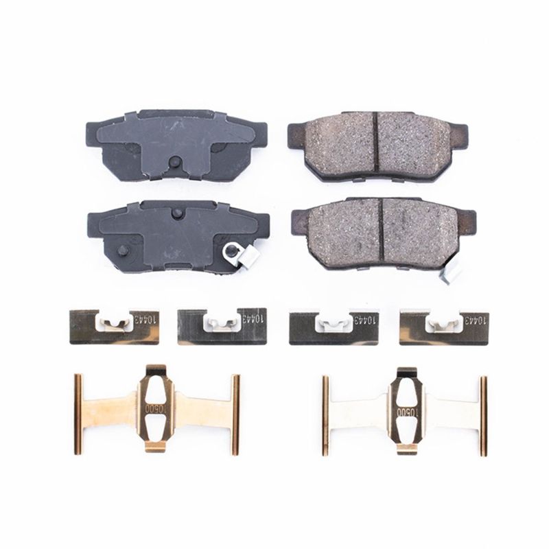 Power Stop 86-01 Acura Integra Rear Z17 Evolution Ceramic Brake Pads w/Hardware - 17-374